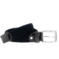 Alberto Golf Tapered Fit Ceinture noir, Unicolore