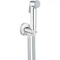 GROHE Set de Douche avec Robinet d'Arrêt Tempesta-F Trigger Spray 26358000, Argent (Import Allemagne)