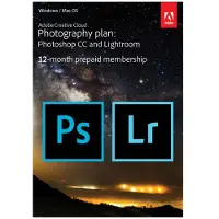 Adobe Creative Cloud Photography Plan 1 To de Stockage en Cloud 1 Utilisateur - 1 An - (Windows/Mac) - NL