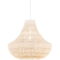 QAZQA Suspension rétro blanche 50 cm - Lina Cono 50