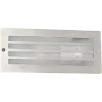 QAZQA Applique encastrée moderne en acier IP44 - Hurricane