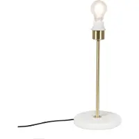 QAZQA Lampe de table classique en laiton - Kaso