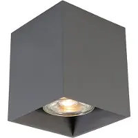 QAZQA Spot design moderne gris foncé - Qubo 1