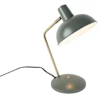 QAZQA Lampe de table intelligente verte avec bronze incl. WiFi P45 - Milou