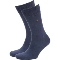 Tommy Hilfiger Chaussettes Classique Lot de 2 paires Bleu