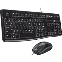 Logitech Desktop MK120 - Tastatur - Englisch (UK) - Schwarz (920-002552)