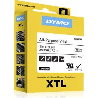 Dymo 1868753 - Noir sur blanc - Ruban