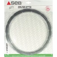 SEB Joint pour cocote Clipso 8 et 10 l Noir Silicone