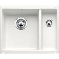 BLANCO Évier Subline 350/150-U CER. blanc cristal