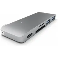 Satechi Concentrateur USB 3.0 - Satechi - Type-C 3 en 1 - 3 x SuperSpeed - Gris - Ordinateur de bureau