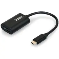 Port Designs Adaptateur USB Type C vers DisplayPort 15 cm Noir