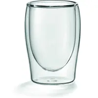 Scanpart verres isothermes à double paroi pour espresso, 80 ml, pack de 2