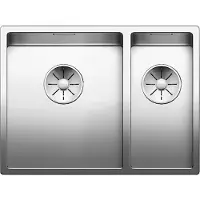BLANCO Evier CLARON 340/180-IF 585 x 440 mm acier inoxydable 521607