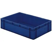 HorecaTraders Caisse en plastique colorée | 600 x 400 x 145 mm