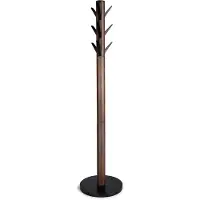 Umbra Porte manteaux perroquet 9 crochets rabattables Flapper noyer