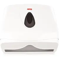 Jantex Distributeur de serviettes en plastique blanc