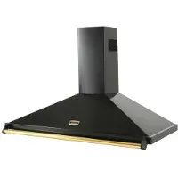 Falcon CLASSIC 90CM HOOD BRASS BADGE AND RAIL BE