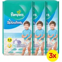 Pampers Splashers Couches Maillot de bain No 5-6 Pour 14+ kg Boîte de 80 pièces