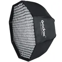 Godox Boîte à lumière Parapluie Bowens 120 cm avec Grille