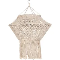 QAZQA Abat-jour en macramé naturel 90 cm