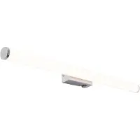 TRIO Applique de salle de bains moderne chrome 80cm avec LED IP44 - Matti