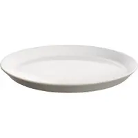 Alessi Dc03/5 Lg Tonale Assiette À Dessert En Céramique Stoneware Light Grey Set De 4 Pièces