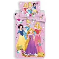 Disney Princess linge de lit fille 140 x 200cm 100% coton