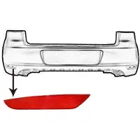 VAN WEZEL 5863939 Reflector rood