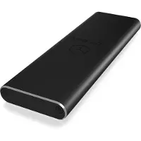 Icy Box IB-183M2 - Boitier externe - M.2 - M.2 Card - USB 3.0 - noir