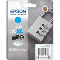 Epson 35XL - 20,3 ml - XL - Cyan - Original - Blister avec alarme RF / sonore