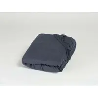 Yumeko Drap-housse Yumeko Indigo Bleu (Jersey)-90 x 210 cm