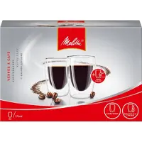 Melitta Lot de 2 Verres à Café Long 200 ml
