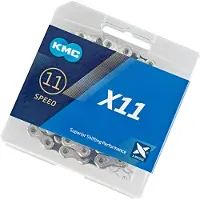 Kmc X11 X-bridge Road/mtb Chain Bleu 118 Links