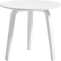 HAY Bella Table Basse White Oak | Ø 45 cm x H 39 cm