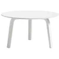 HAY Bella Table Basse White Oak | Ø 60 cm x H 32 cm