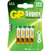 GP Super Alkaline AAA Micro penlite, blister 4