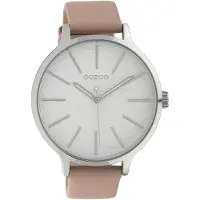 Oozoo Montre rose en cuir Timepieces Femme Montre à quartz analogique UOC10122