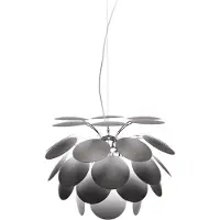 Marset Discocó Suspension Lamp Matte Grey | Ø : 53 cm x H : 42.5 cm