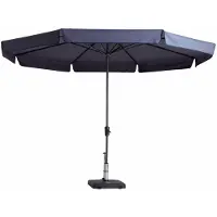 Madison Parasol Syros 350 cm Rond Bleu saphir