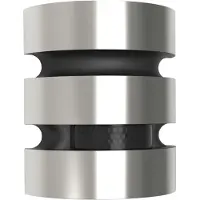Lutec Lampe murale en acier inoxydable Maya Conception unique du rond