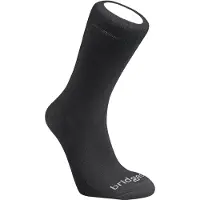 Bridgedale Chaussettes de Randonnée Bridgedale Unisexe Everyday Lightweight Merino Performance Boot Black-S