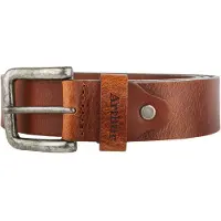 Yoursurprise Ceinture cuir - Marron - Gravée - 80