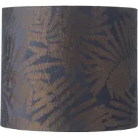 Ebb & Flow Medium Lampe de Table Abat-jour Bas Fern Leaves Wild Blue