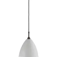 Gubi Bestlite BL9 Suspension Black Brass Base | Matt Classic White Shade | Medium