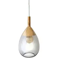 Ebb & Flow Lute Suspension Smokey Grey|Platinum | Ø: 22 cm Ø14cm : E14<br> Ø22cm, Ø31cm : E27