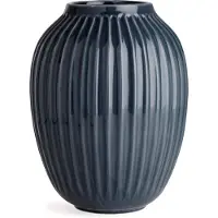 Kähler Hammershi Large-h25 Cm Ceramic Vase Gris