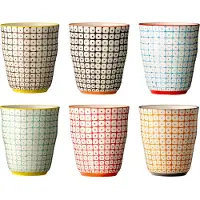 Bloomingville Carla, Tasse, Rouge, Multicolore
