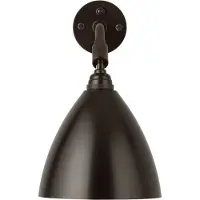 Gubi - Bestlite BL7 Applique Murale Ø16 Laiton Noir/Laiton Noir
