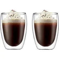 Bodum Pavina Lot de 2 verres isothermes à double paroi - 350 ml