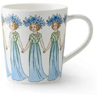 Design House Stockholm Elsa Beskow Mug Cornflower | 40 cl with handle